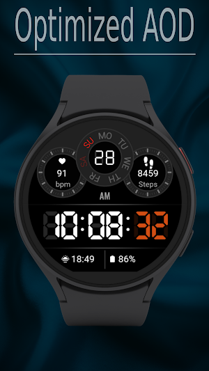 LCD Watch Face Screenshot 2