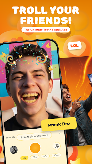 Fun Yellow Teeth Prank & Test Screenshot 0