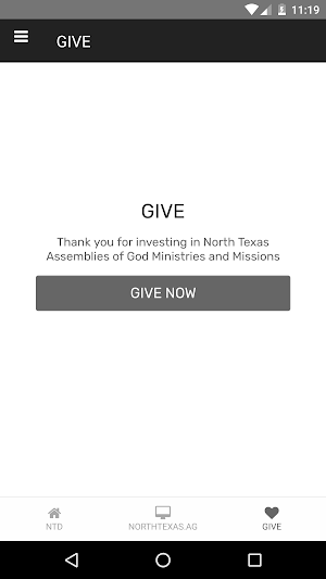 NTD App Screenshot 1
