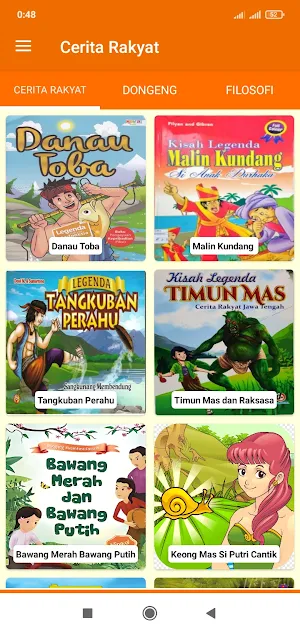 Cerita Dan Dongeng Rakyat Screenshot 0