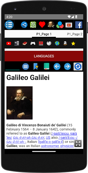 Galileo Galilei - Biography Screenshot 1
