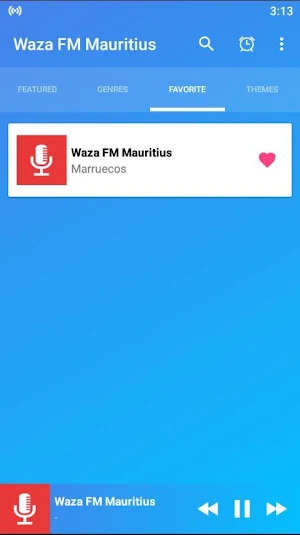 radio for waza fm mauritius Screenshot 2