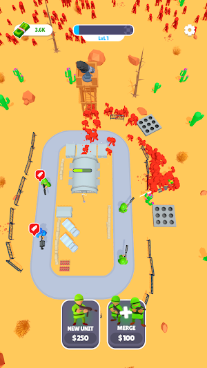 Hyper Loop Zombie Defense Screenshot 1