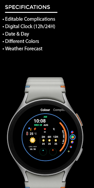 Night ver 30 - watch face Screenshot 3