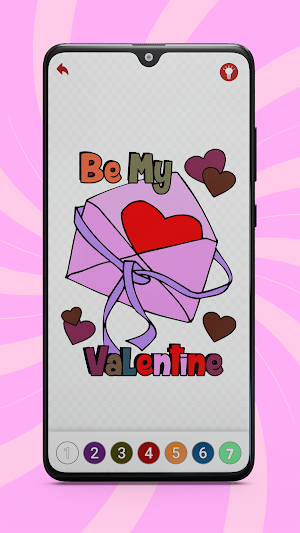 Valentines Love Color Book Screenshot 3