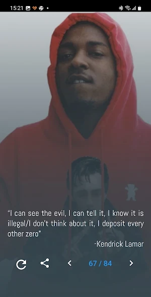 Kendrick Lamar Quotes, Lyrics Screenshot 0