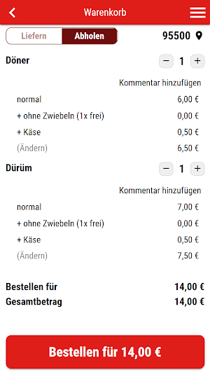 Murats Lieferservice Screenshot 1