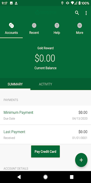 GHFCU Credit Card Screenshot 2