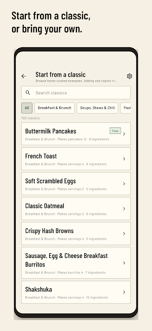 RecipeTailor: Exact Scaling Screenshot 0
