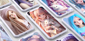 Girly Doll Wallpapers Screenshot 0