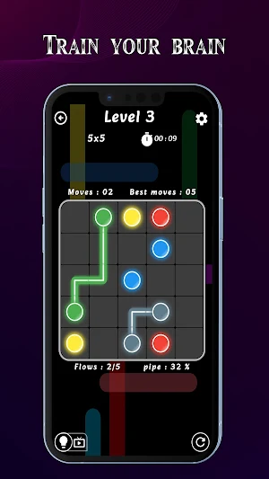 Neon Dots Puzzle Game Screenshot 3