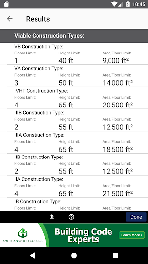 Heights & Areas Calculator Screenshot 3