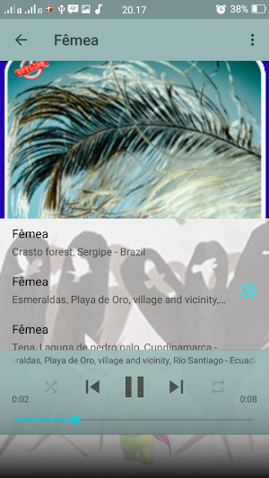 Canto Fêmea de Cambacica Screenshot 2