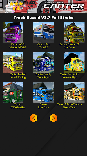 Livery Truk Canter Full Strobo Screenshot 1