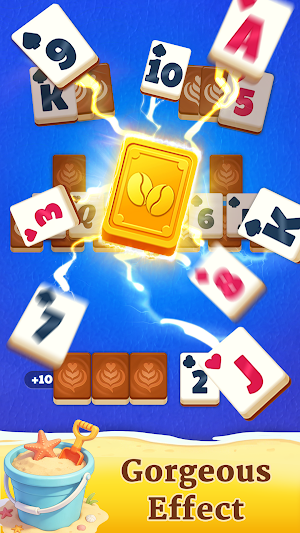 Solitaire Coffee: Mahjong Game Screenshot 2