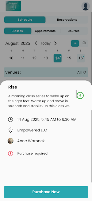 Empowered Wellness Screenshot 1