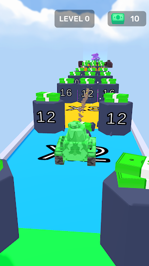 Runner Toy Tanks Screenshot 2