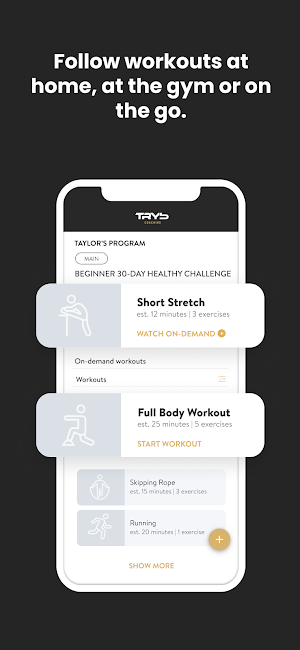 TRYB Coaching Screenshot 2