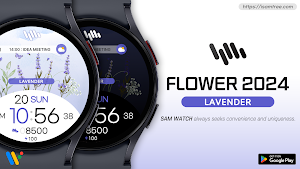 SamWatch Flower 2024 Lavender Screenshot 0