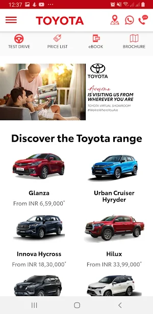 Toyota India UC Virtual Show Screenshot 1