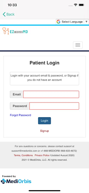 EZaccessMD Screenshot 3