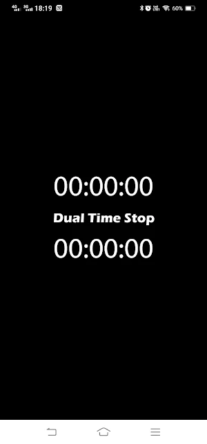 Dual Time Stop Watch Screenshot 0
