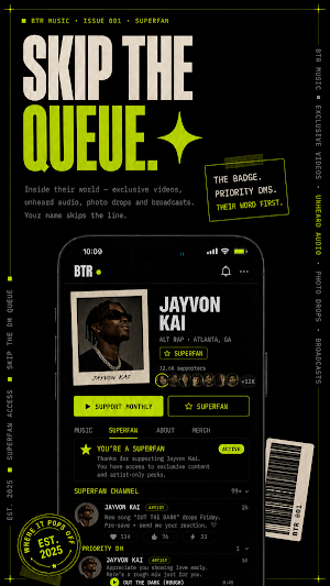 BTR Music: Hip Hop & Afrobeats Screenshot 3