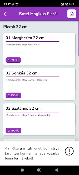 Boszi Mágikus Pizzái Paks Screenshot 1
