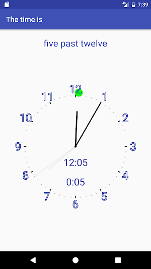 The time is - english Screenshot 1