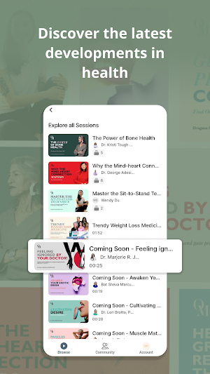 OM Health Hub Screenshot 3