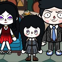 Boca Addams Toca HD Wallpaper