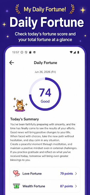 Today's Zodiac Fortune Screenshot 2