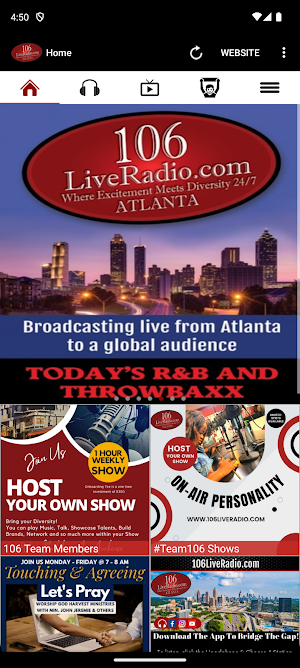 106 Live Radio Screenshot 0