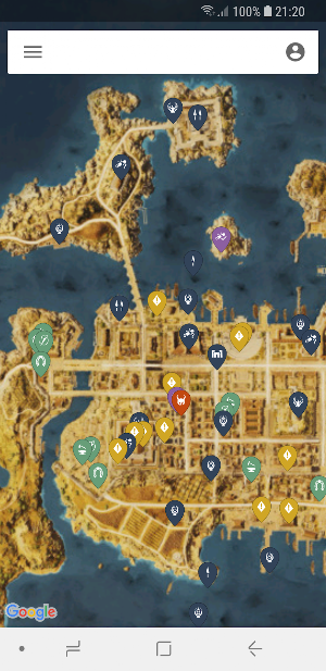 MapGenie: AC Origins Map Screenshot 0