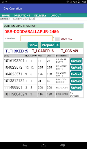 VRL DIGITAL OPERATION Screenshot 1