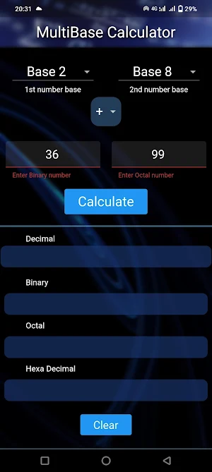 MultiBase Calculator Screenshot 3
