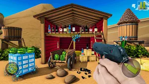 Watermelon Shooting Gun 3D Screenshot 1