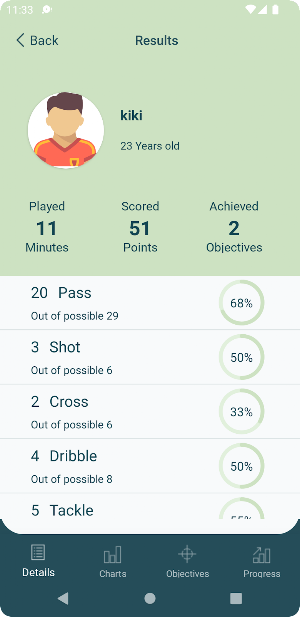 Football StatKeeper Screenshot 2