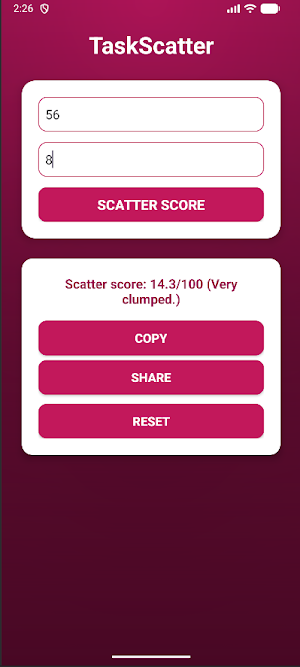 TaskScatter Screenshot 1