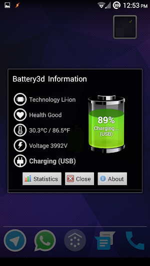 Battery 3D Lite Screenshot 1