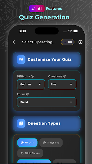 Cybersecurity Quiz App Screenshot 2