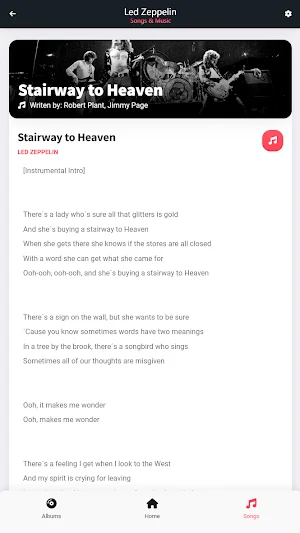Led Zeppelin: Songs & Music Screenshot 3
