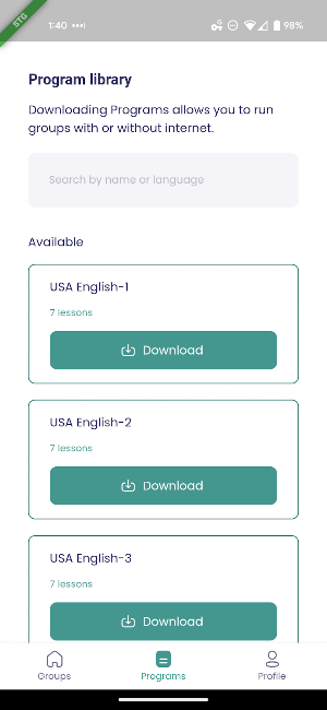 THI Mobile App Screenshot 0