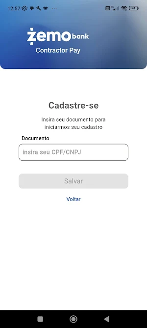 ZemoBank | Contractor Pay Screenshot 1