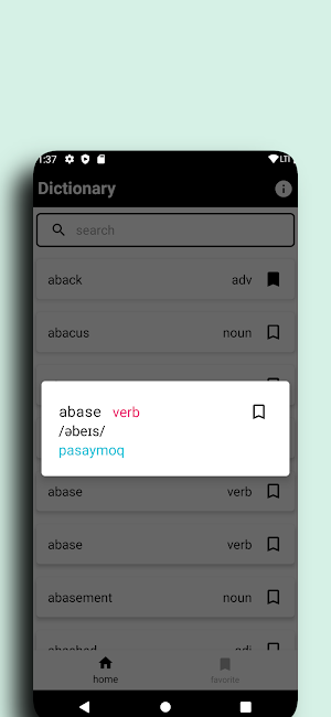 ENG-UZB dictionary Screenshot 3