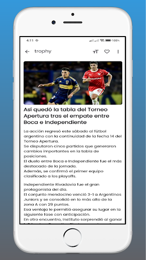 Argentina fútbol en vivoo Screenshot 3