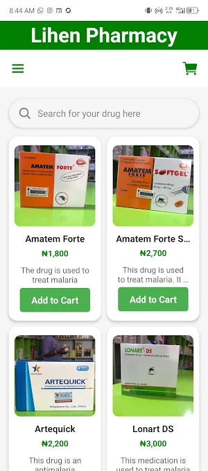 Lihen Pharmacy Screenshot 1