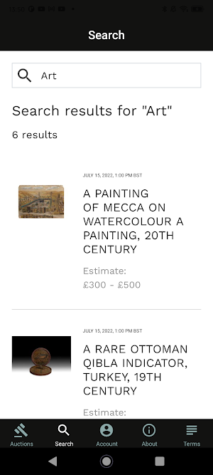Plakas Auctions Live Bidding Screenshot 0