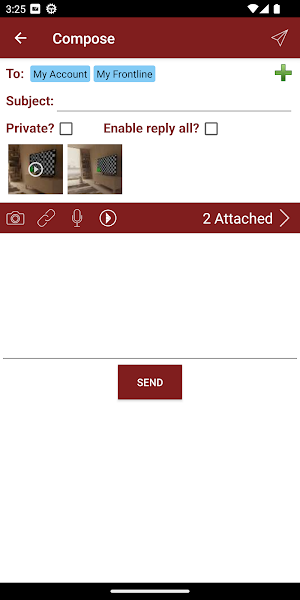 URA Messaging Screenshot 3
