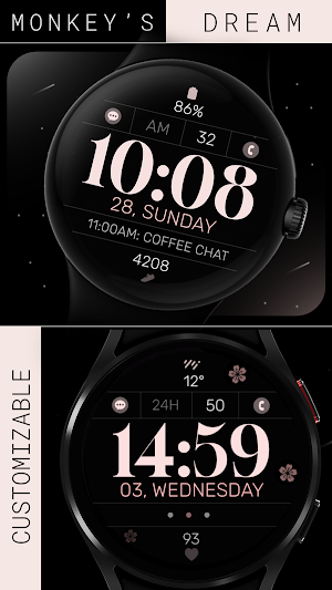 Minimal 2 Digital Watch Face Screenshot 0